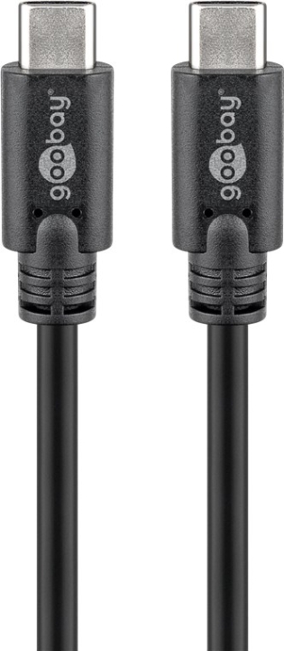 Goobay Sync & Charge SuperSpeed USB-C™-kabel (USB 3.2 Gen 1), USB-PD, 3 m USB-C™-plugg > USB-C™-plugg Goobay Sync & Charge SuperSpeed USB-C™-kabel (USB 3.2 Gen 1), USB-PD, 3 m USB-C™-plugg > USB-C™-plugg