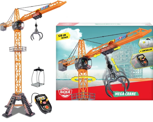 Dickie Toys Mega Crane - fjernstyrt kran