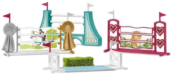 Schleich Horse Club 42612 Tilbehør til sprangbane for hest