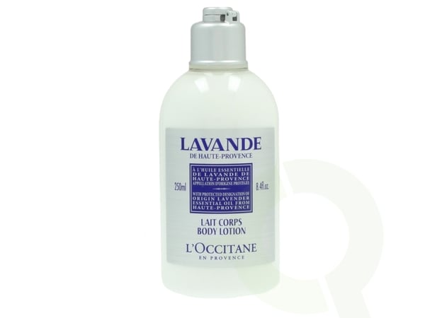 L'Occitane Lavender From Haute-Provence Body Lot. 250 ml With Protected Designation Of Origin Lavender Essential Oil