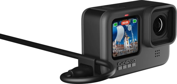 GoPro HERO10 &amp; HERO9 USB Pass-Through Door - Ladeport