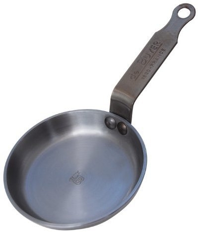 De Buyer Mineral B Element stekepanne, karbonstål, 12 cm