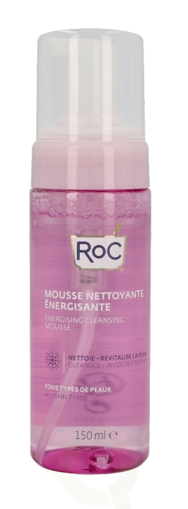 ROC Energising Cleansing Mousse 150 ml Cleanses - Invigorates Skin , All Skin Types