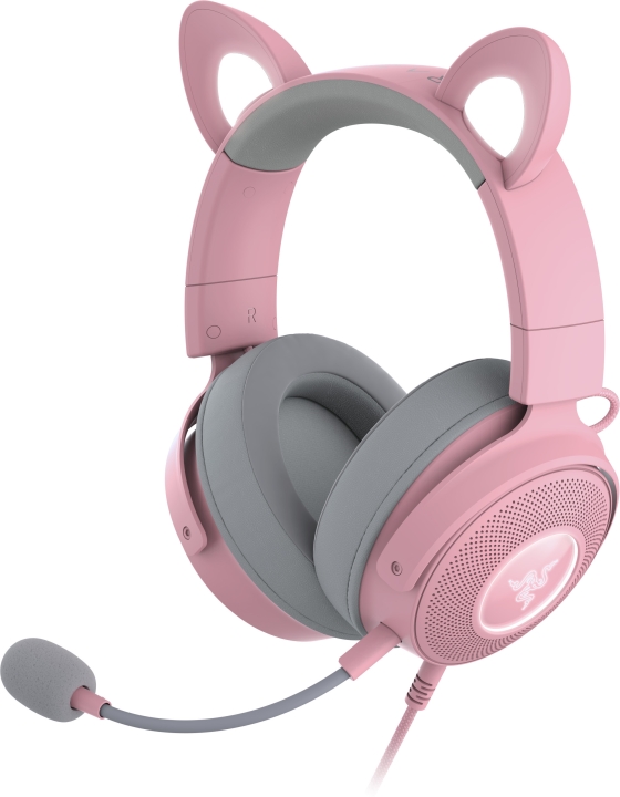 Razer Kraken Kitty V2 Pro Gaming-hodesett, rosa