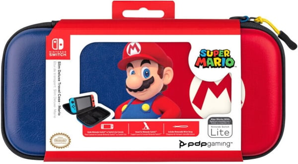 PDP Gaming Slim Deluxe Travel Case - skyddsfodral, Switch, Mario