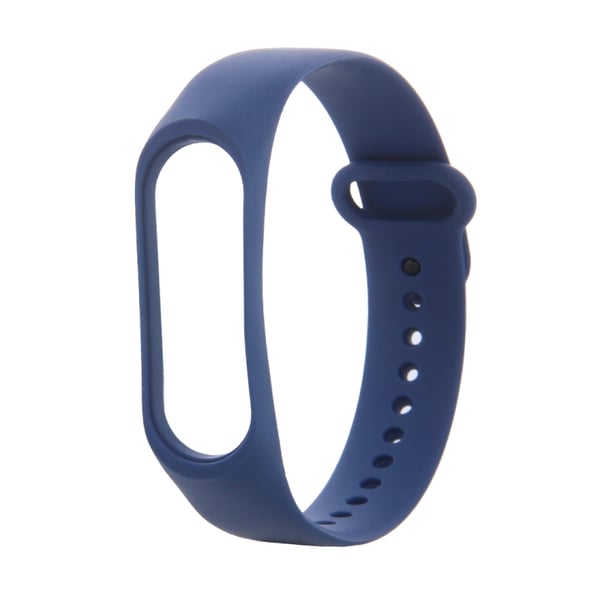 Silikonearmbånd til Xiaomi Mi Band 3 / 4, Midnatsblå