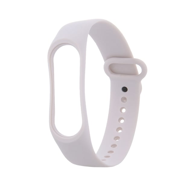 Silikonarmbånd for Xiaomi Mi Band 3 / 4, Elfenben