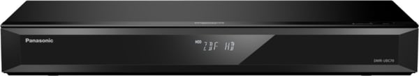 Panasonic DMR-UBC70EGK 4K UHD Blu-ray-spiller med oppskalering og 500 GB HD-digitalbox, svart