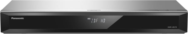 Panasonic DMR-UBC70EGS 4K UHD-oppskalerende Blu-ray-spiller og 500 GB HD-digitalbox, sølv