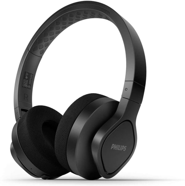 Philips A4216 -trådlösa sportlurar, svart