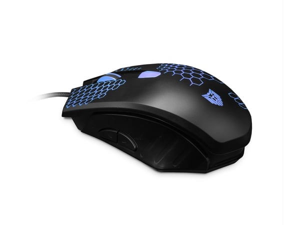 Liocat MX 757C - spillmus med RGB-belysning, svart