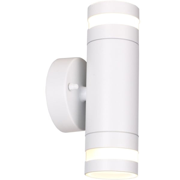 Llitt Fredrik II Veggarmatur 2xGU10 sokkel IP44 Hvit