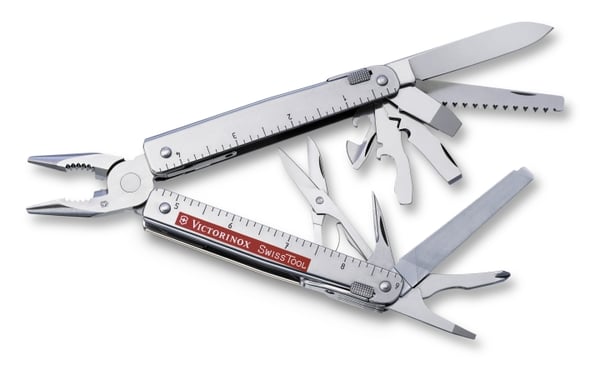 Victorinox SwissTool X multifunksjonsverktøy i lærveske