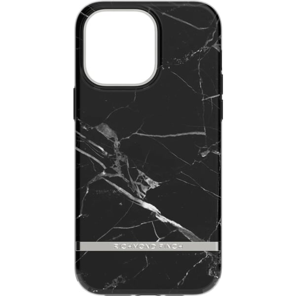 Richmond &amp; Finch iPhone 14 Pro Max-etui, sort marmor