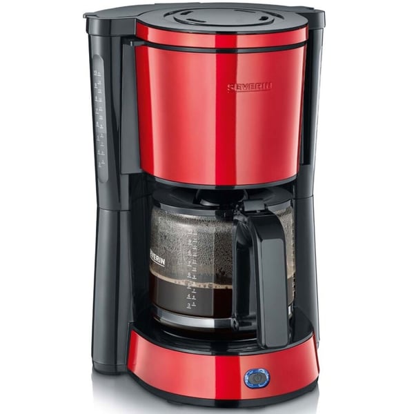 Severin Kaffetrakter 10 kopper 1000W Chilli rød KA4817