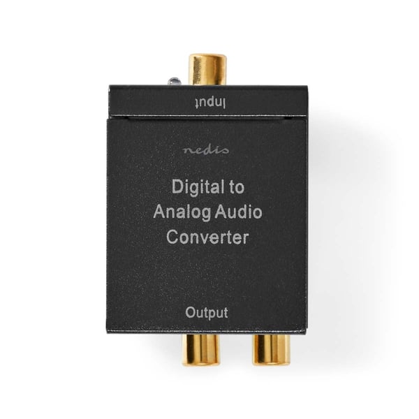 Nedis Digital Audio Converter | 1-vejs | Indgang til lyd- / video- / dataforbindelser: 1x Digital RCA / 1x TosLink | Audio / video / dataforbindelser