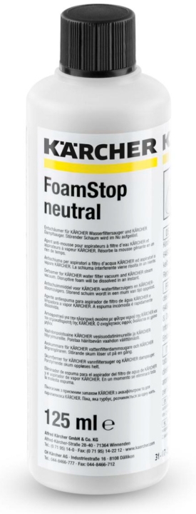Kärcher Anti-skummiddel for absorberende damprensere, 125 ml
