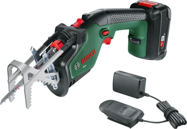 Bosch Keo 18 batteridrevet motorsag, med 2,0 Ah batteri