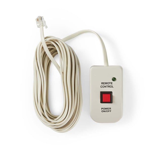 Nedis Power Inverter Fjernkontroll | 5.00 m | RJ10 | Hvit