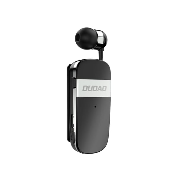 Dudao GU9 Bluetooth-øretelefoner med uttrekkbar ledning, svart