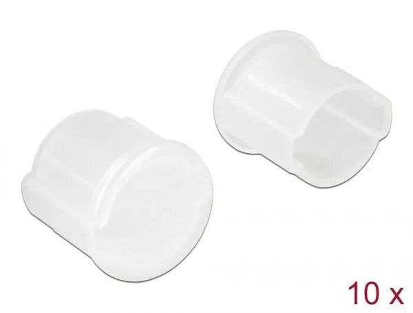DeLOCK Dust Cover for BNC female 10 pieces transparent