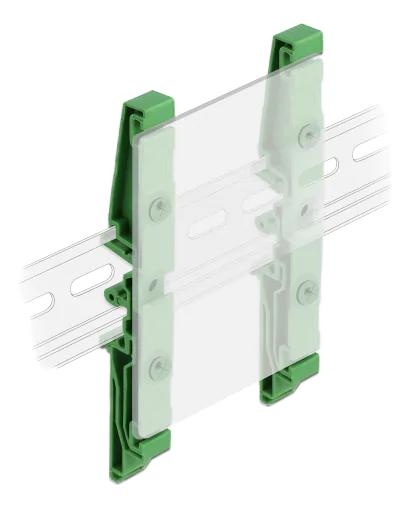 DeLOCK DIN-skinneklemme for kretskort 115 mm 4 stk