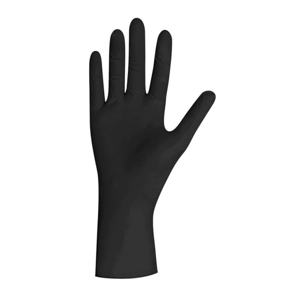 3D-basics Nitril Hansker L Svart 100 stk