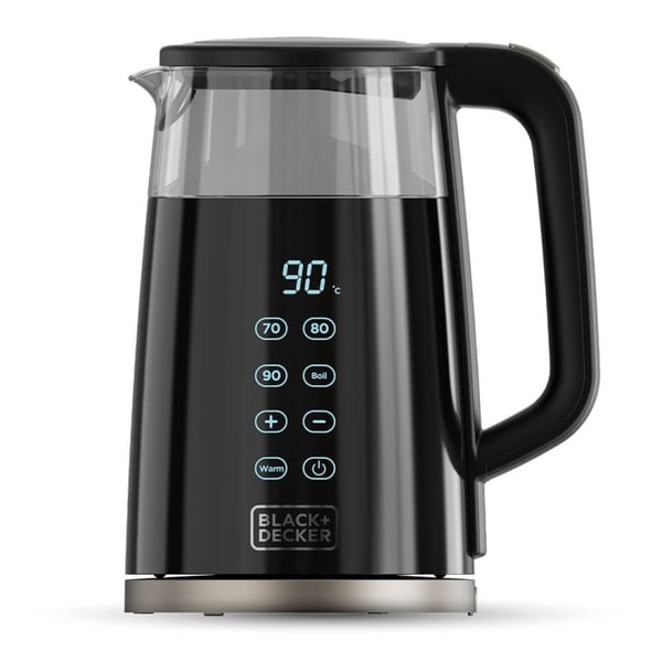 BLACK+DECKER Vattenkokare Glas Svart 1,7L