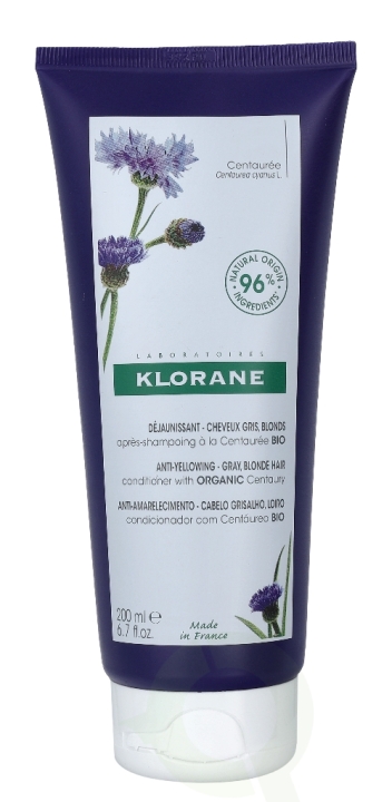 Klorane Centauree Anti-Yellowing Conditioner 200 ml Klorane Centauree Anti-Yellowing Conditioner 200 ml