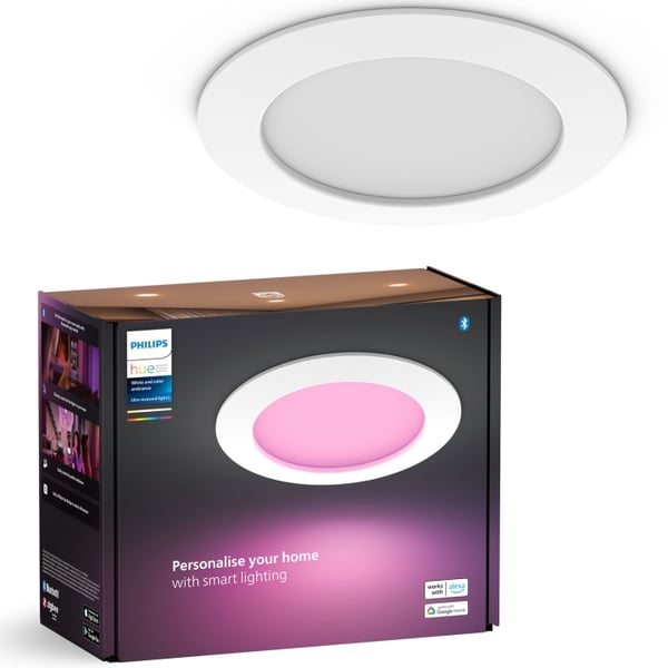 Philips Hue Slim Downlight L 170mm Hvit og Colour Ambiance Hvit 1-pk
