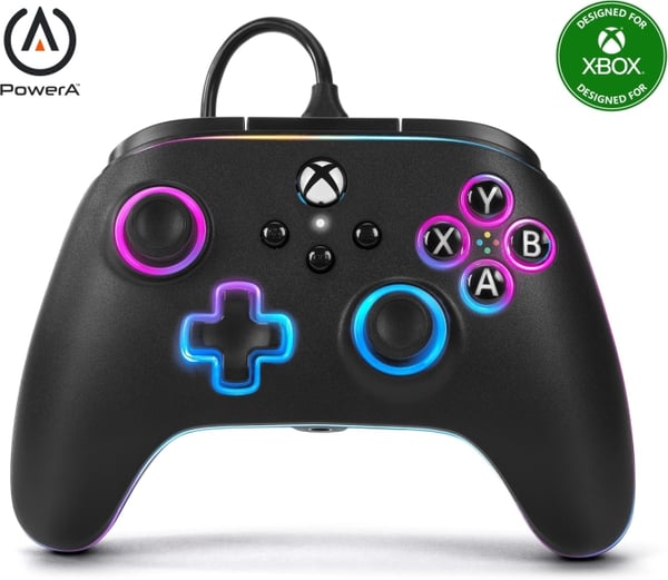 PowerA Lumectra Advantage Wired Controller -langallinen peliohjain, musta, Xbox / PC PowerA Lumectra Advantage Wired Controller -langallinen peliohjain, musta, Xbox / PC