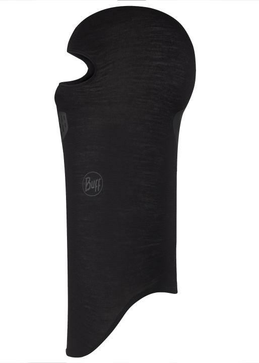 Buff Lw Merino Balaclava - merino-hætte, sort
