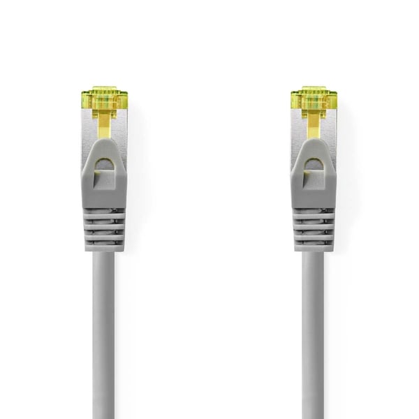 Nedis Cat 8.1 netværkskabel | S/FTP | RJ45 Han | RJ45 Han | 1.00 m | Runde | LSZH | Grå | Label