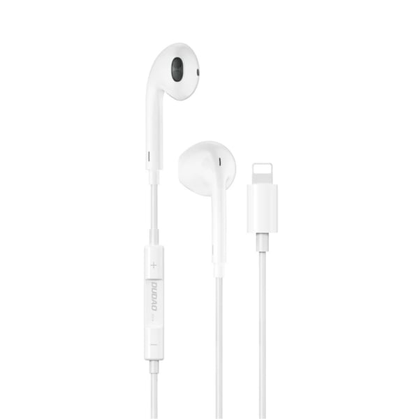 Dudao X14+ In-ear headphones with microphone Lightning white