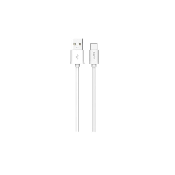 Devia kabel Smart EC066 USB - USB-C 2,0 m 2,1A vit