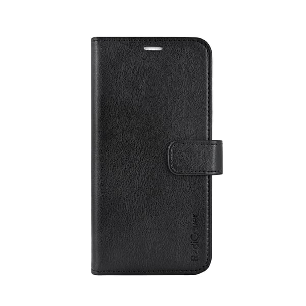 Radicover Flipcov Anti Radiation RFID 3 card MagS iPhone 16 Pro Black PU