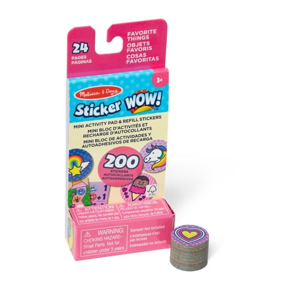 Melissa & Doug Tarra WOW! Mini Activity Pad & Refill Tarrat : Suosikki Things