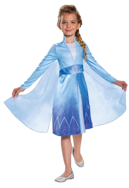 JAKKS Pacific Disguise Disney Frozen 2 Kostume Classic Traveling Elsa M (7-8)