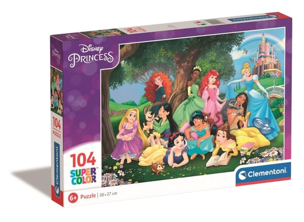Clementoni 104 brikker Puslespil Børn Disney Princess