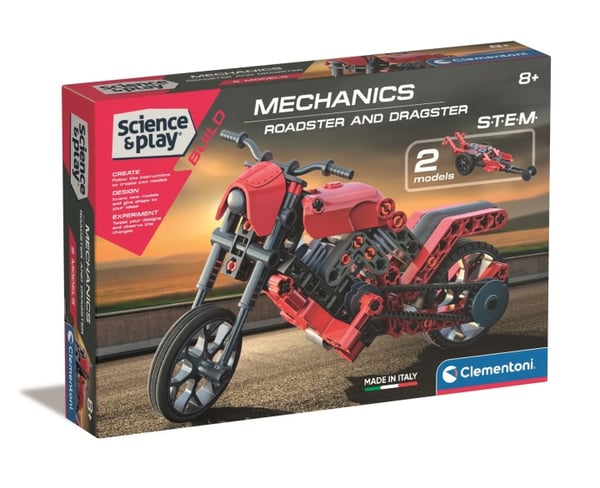Clementoni Mekanisk lab Roadster og Dragster
