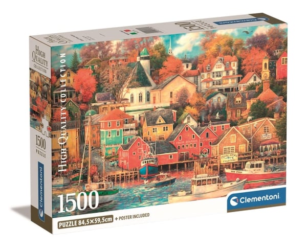 Clementoni 1500 stk CB Collection Good Times Harbor af høj kvalitet