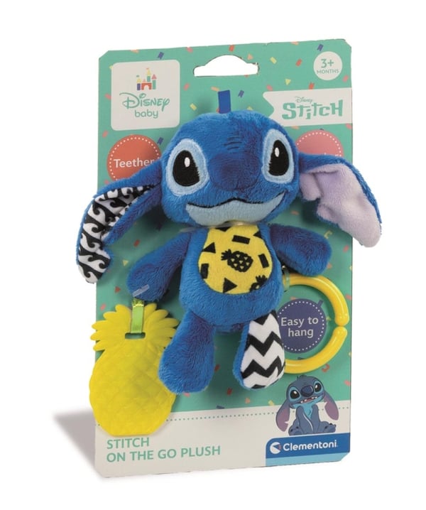 Clementoni Disney Baby Stitch pehmeä helistin Stitch Clementoni Disney Baby Stitch pehmeä helistin Stitch