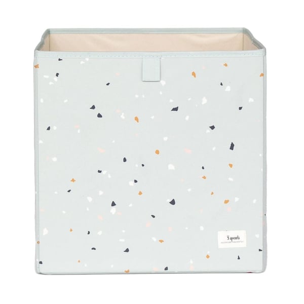 3 Sprouts Opbevaringskasse Terrazzo/Grøn