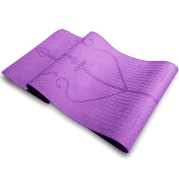 Fitpaddy Yogamatte i lilla