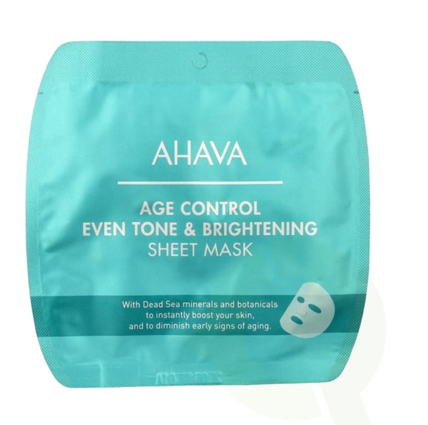 Ahava T.T.S. Age Control Even Tone & Bright. Sheet Mask 17 g Ahava T.T.S. Age Control Even Tone & Bright. Sheet Mask 17 g