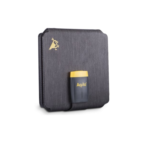 Aqiila Sunbird P21 - Sammenklappelig solcelleoplader med USB-C-port