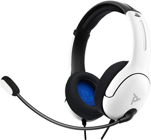 PDP Gaming LVL40 Wired Stereo Headset til PS4 og Playstation 5 Hvid