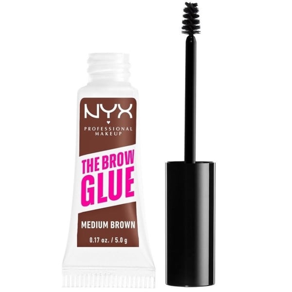 NYX PROF. MAKEUP The Brow Glue Instant Brow Styler 03 Medium Brown NYX PROF. MAKEUP The Brow Glue Instant Brow Styler 03 Medium Brown