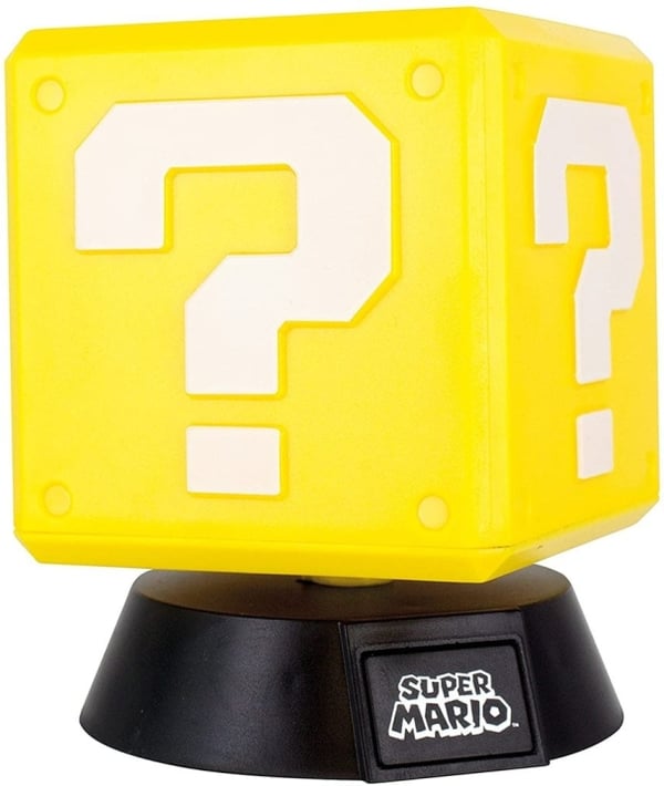 Paladone Super Mario - 3D-lys med spørsmålsblokk (PP4372NNV2) Paladone Super Mario - 3D-lys med spørsmålsblokk (PP4372NNV2)