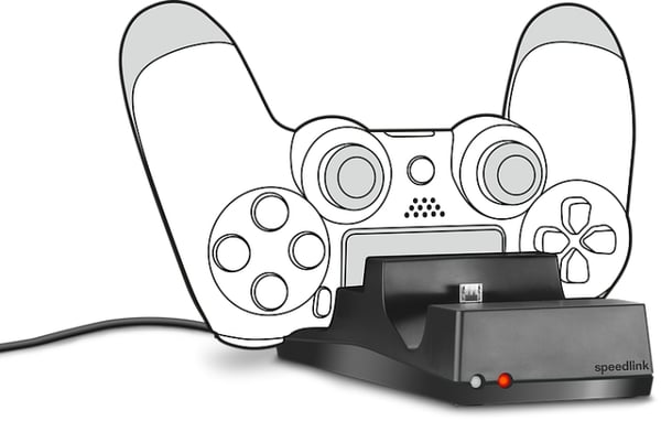 Speedlink JAZZ USB Lader - for PS4, svart